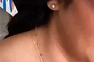 Real couple enjoys passionate fucking in the mountain outdoors.