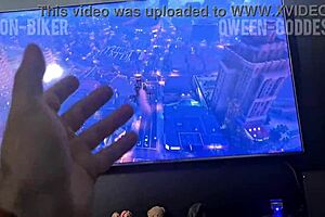 I betted with my steobro on the video game and lost, now licking his balls in taboo homemade