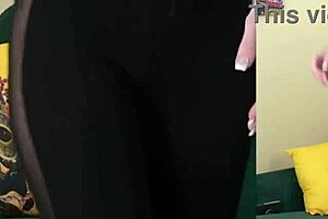 Kit Summers Models Leggings And Awful Shirt