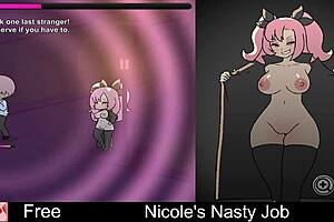 nicole's nasty interactive erotic game job