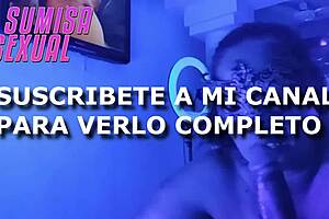 Quieres que te chupe la polla así, bebé? Que te la mame hasta el fondo y te haga gagging.