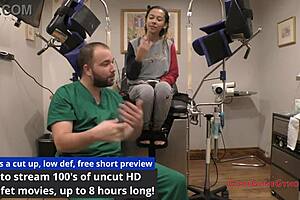 Kalani luana's yearly physical checkup backstage