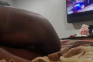 I'm jacking off while watching my own porn videos