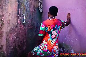 Amateur Blowjob and Doggystyle in Bathroom with Elastic Pussy Cumshot