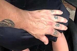 here, husband, enjoy this blonde sex doll with anal features