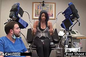 human guinea pig receives mandatory hitachi orgasms from doctor in tampa hospital