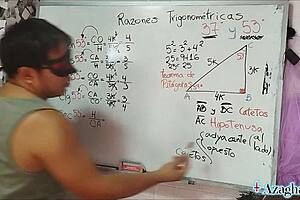 Student And Teacher Explore 53 Degree Triangle In Bedroom