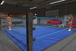 The Rookie Faces Muscular Catfight Challenge