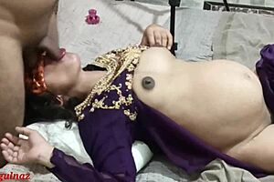 I give a blowjob to my pregnant stepsister on the ranch.