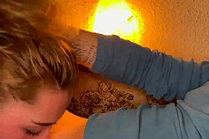 Closeup Of A Wet And Sloppy Blowjob