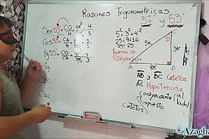 Student And Teacher Explore 53 Degree Triangle In Bedroom