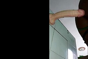 African mom loves her toy