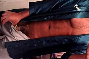 i stroke my big cock and cum hard