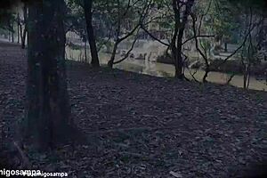 Samara Answers Halloween Call for Two Black Cocks