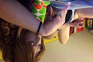 Solo shemale masturbation!