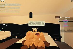 129 Roblox Porn Blacked Scene Unfolds