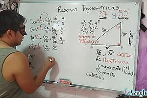 Student And Teacher Explore 53 Degree Triangle In Bedroom