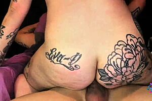 Filthy puppy couple engages in intimate french blonde activities