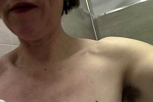 I Know You Love My Saggy Tits While Moaning And Masturbating