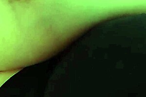 Mature woman wants her big natural tits nipple sucked in homemade setting.