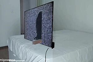 Samara Answers Halloween Call for Two Black Cocks