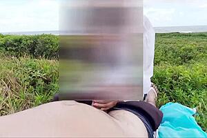 Rapidinha Na Praia Em Publico