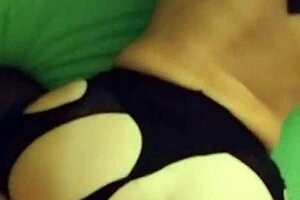 I see this blonde teacher in stockings and my cock gets so hard