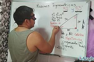 Student And Teacher Explore 53 Degree Triangle In Bedroom