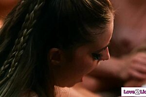 Emotional Lesbian Face Sitting and Cunilingus Battle