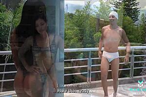 the swimming coach bathes me in his cum - mariana martix