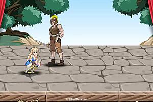 Pretty princess fucks soldiers in ailice hentai game