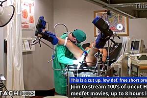 human guinea pig receives mandatory hitachi orgasms from doctor in tampa hospital