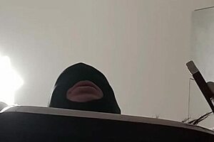 Tied up blindfolded MILF gets fucked in mouth, pussy, and ass.