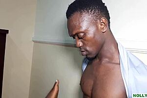 birthday gift argument led to real sex with ebony babe and big black cock