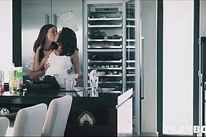 i see two hot girls fingering in kitchen