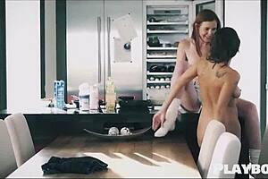 i see two hot girls fingering in kitchen