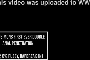 vicky simons tall brazilian cutie rides cowgirl with buttplug gaping and dirty talk in 2on1