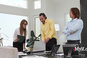 Jordan Maxx gets fucked by her employees.