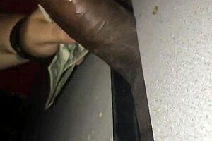 gloryhole sucking big black cock
