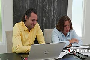 Jordan Maxx gets fucked by her employees.