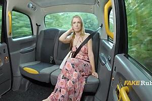 Beautiful Blonde Fucks For Cash In Car