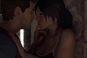 lara croft x nathan drake fucking during battle