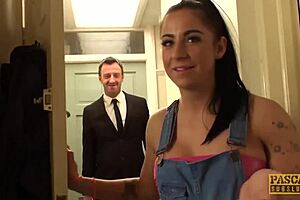 inked sub kimmie foxx gets anal fucked hardcore in bdsm session!