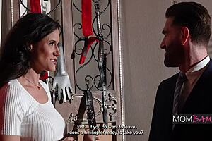 Penny barber dominates Ken feels with rough spanking and deepthroat punishment