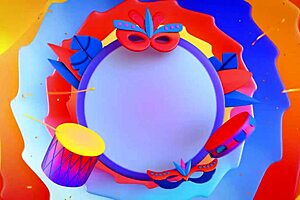 Amy Ava Gets Stuffed And Screams In Dan's Mardi Gras Orgy With Cum Swapping.