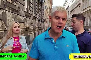 Irina emotionally begs for huge load in passionate threesome