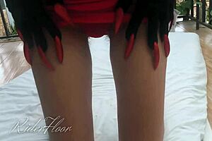 Teasing Handjob For Chastity Slave