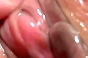 What happens to the amateur Asian wife's shaved pussy 51 days after losing virginity?