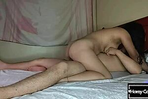 hermosa CHICA MOVES her BIG ASS on MI VERGA for ORGASM