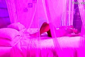 Busty curvy redhead performs exotic seduction